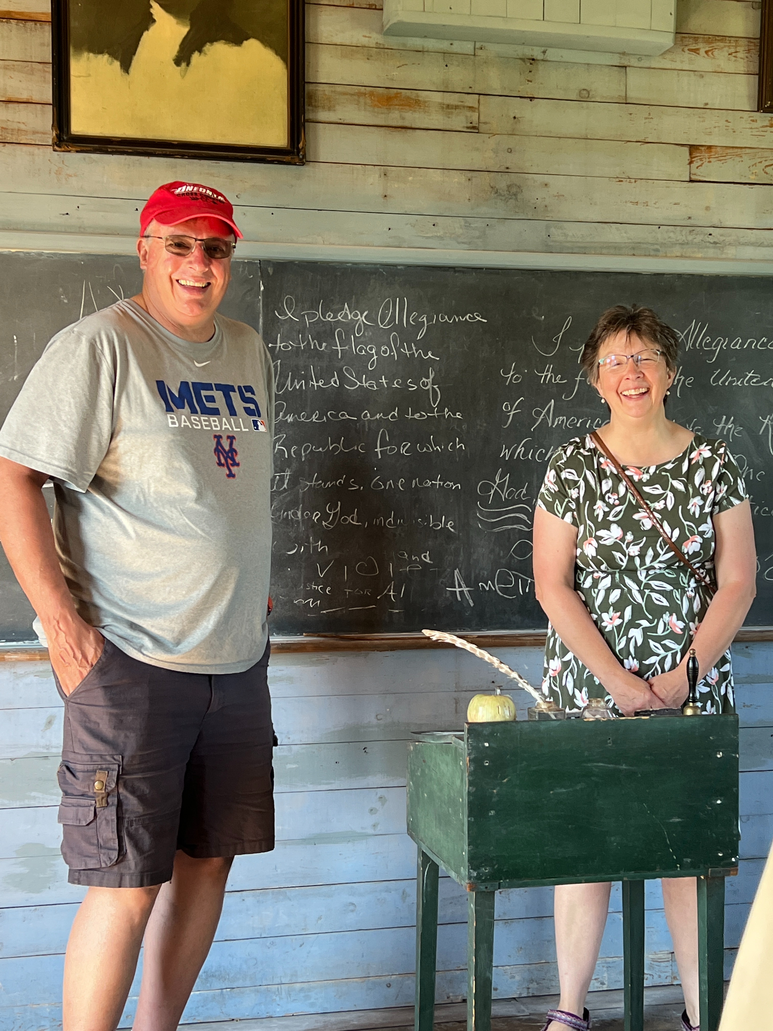 Jim and Betsy in the Schoolhouse