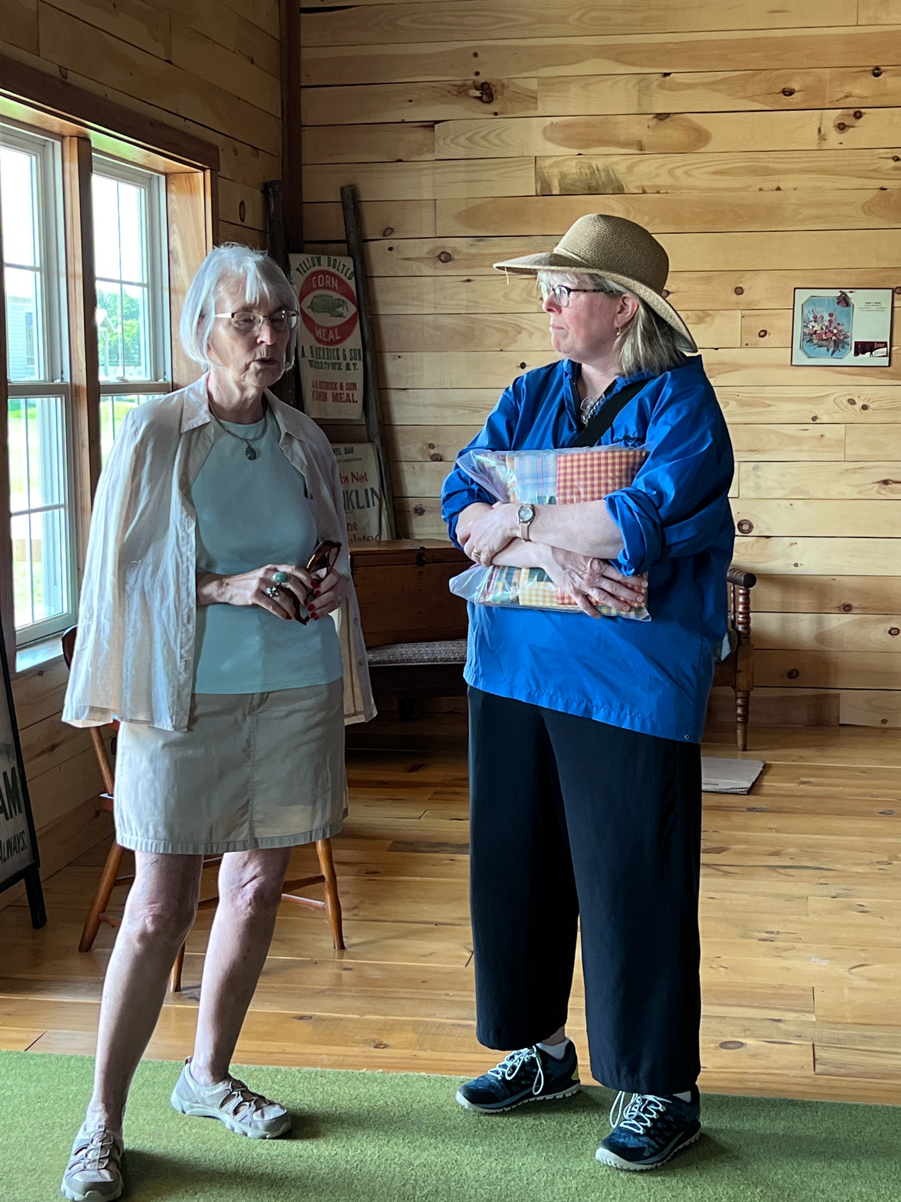 Sheila and Carrie in the General Store